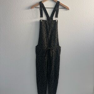 Z Supply Leopard Print Overalls